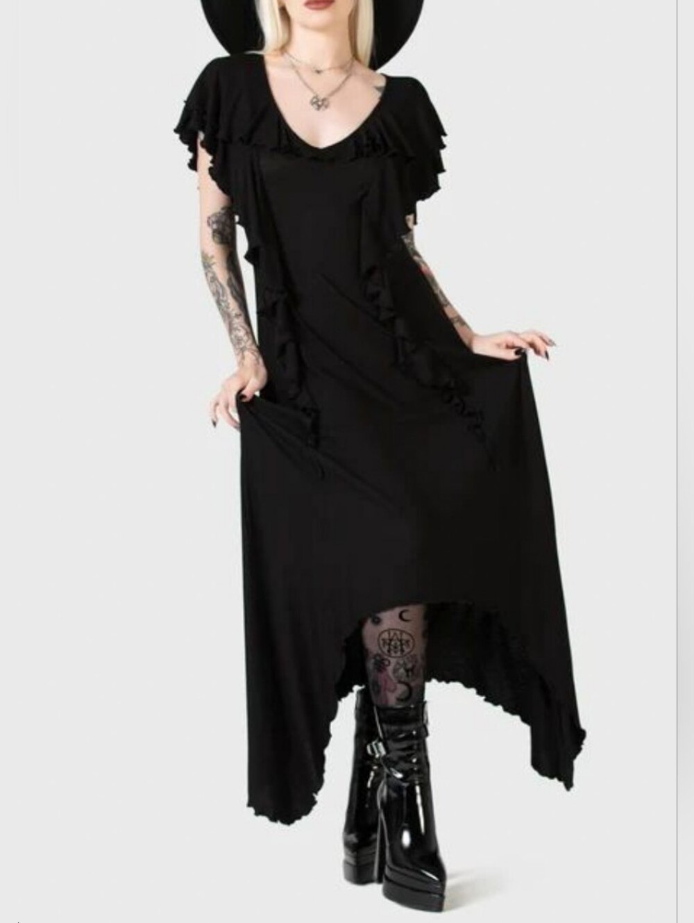 Killstar Spectral Galaxy hanky hem dress MEDIUM